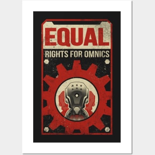 Equal rights for omnics Posters and Art